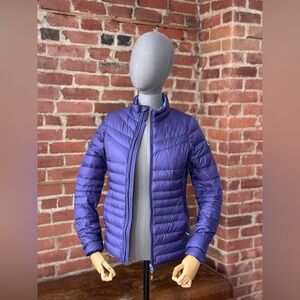 Puma Purple Puffer Jacket XS Lightweight